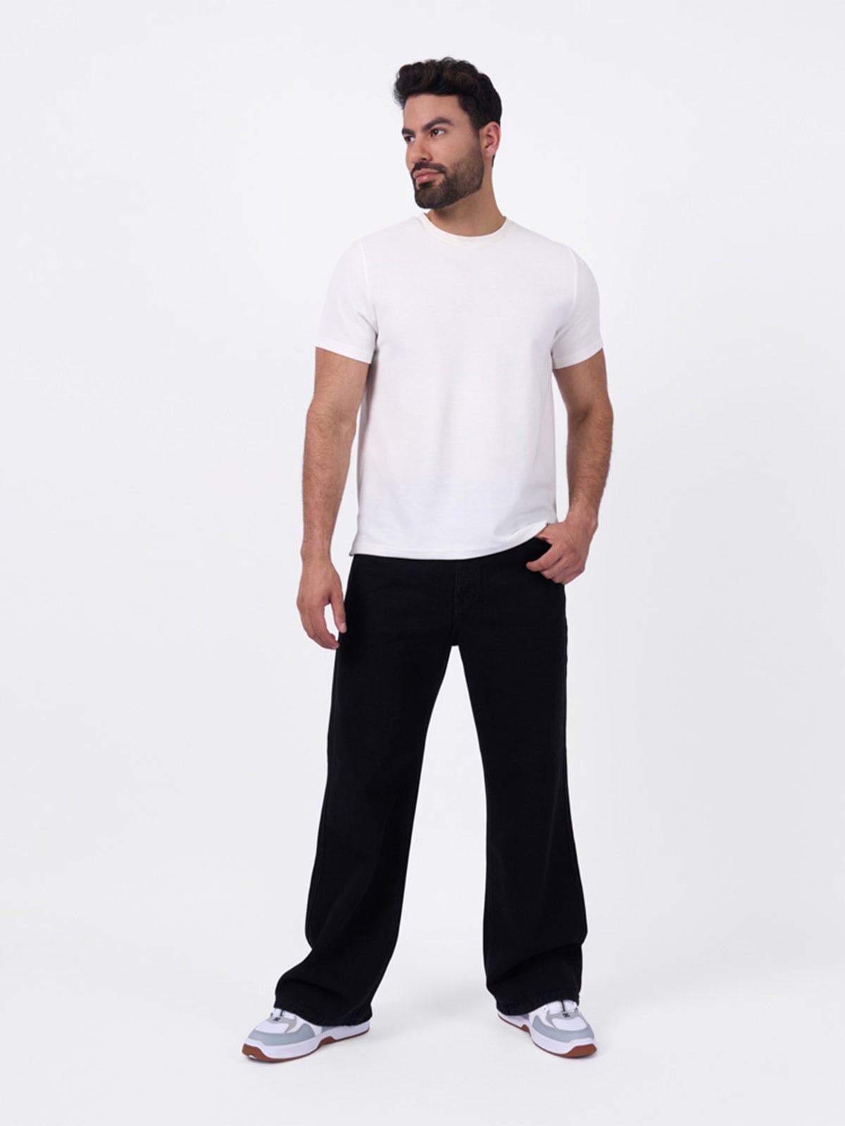 JEANS ALGODÓN FLARE LOOSE HOMBRE BRONCO - 1