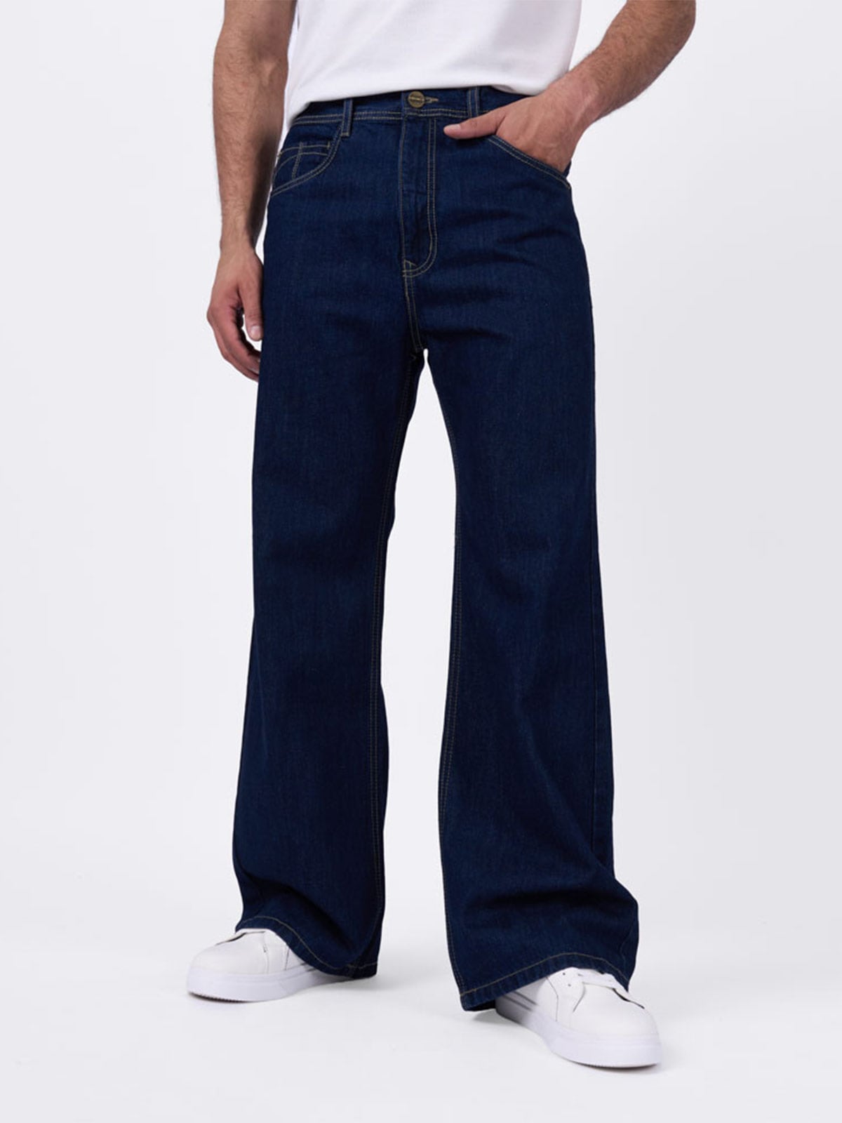 JEANS ALGODÓN FLARE LOOSE HOMBRE BRONCO - 2