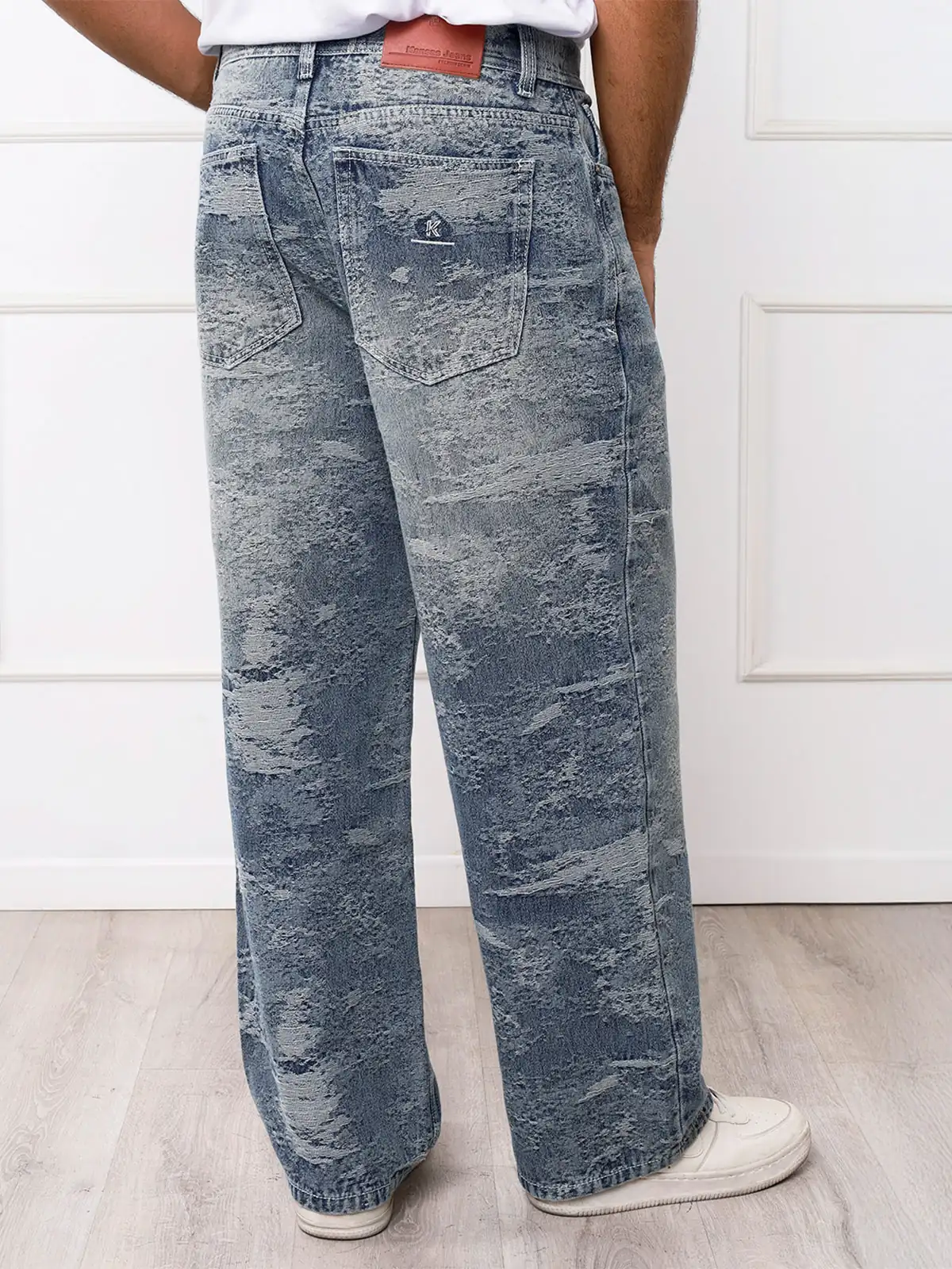 JEANS ALGODÓN BAGGY HOMBRE KANSAS CELESTE - 2
