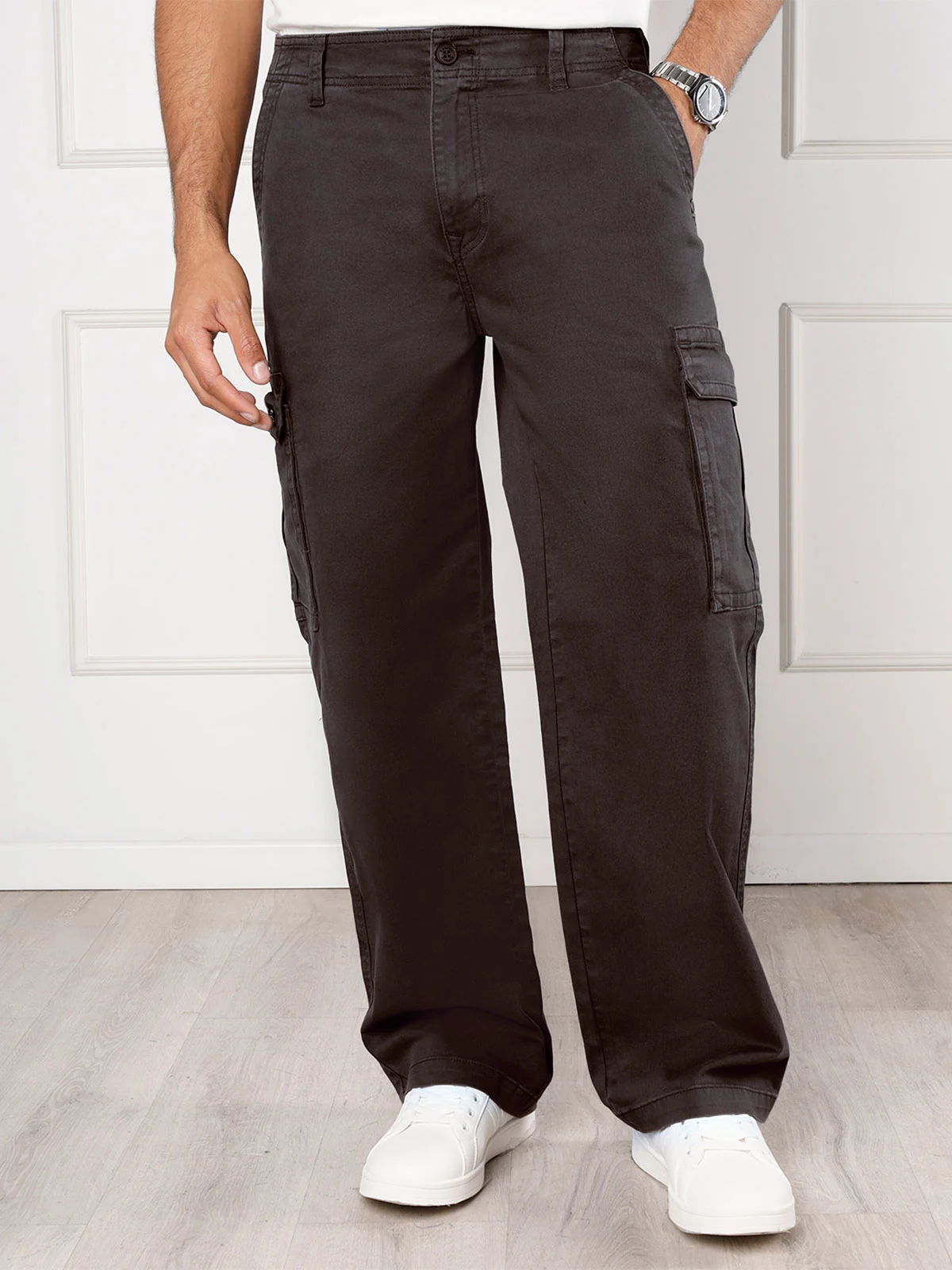 PANTALÓN BAGGY ALGODÓN HOMBRE KANSAS FRANCO - 1