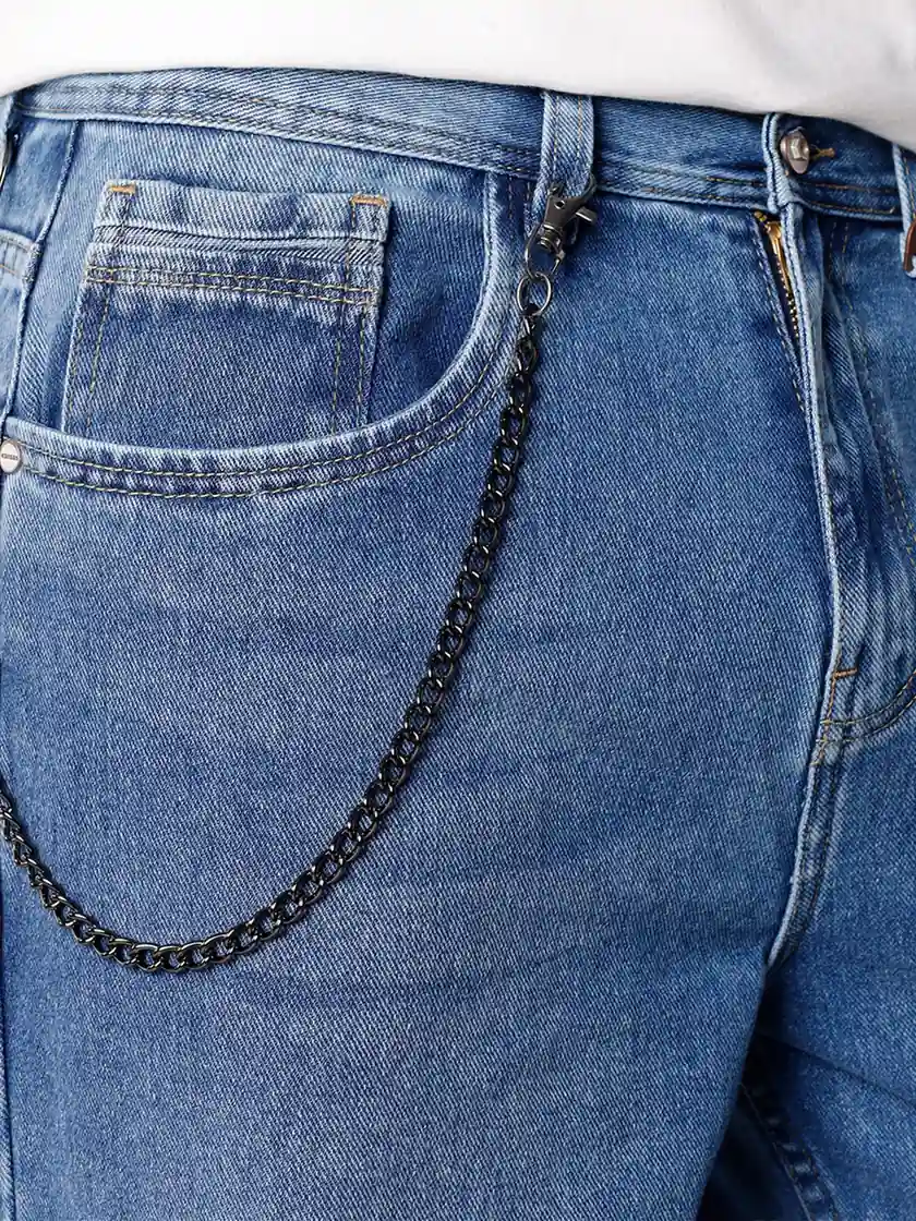 PANTALÓN BAGGY HOMBRE KANSAS CON CADENA AUSTYN - 4