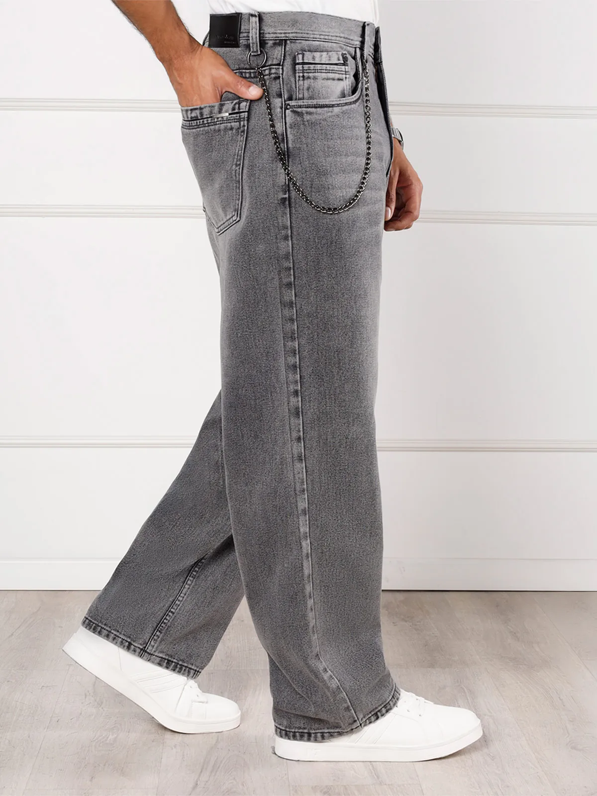PANTALÓN BAGGY HOMBRE KANSAS CON CADENA AUSTYN - 3