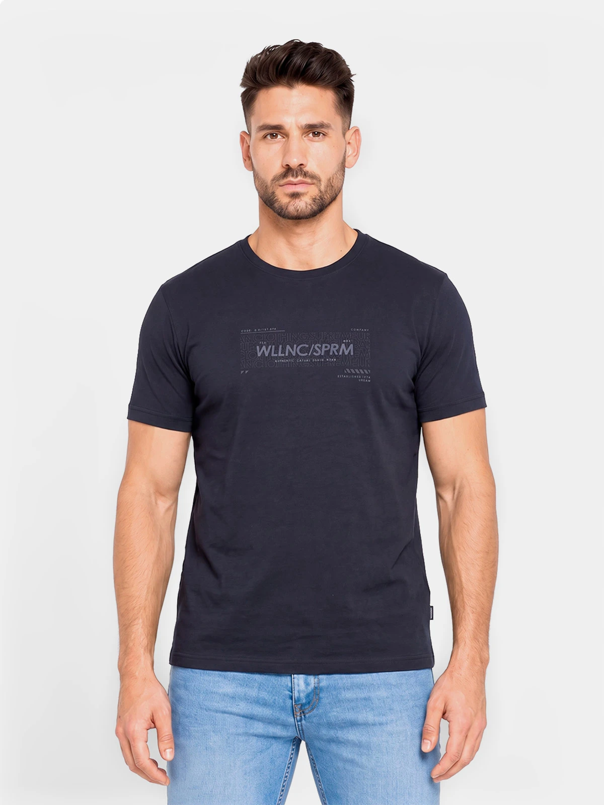 POLO MANGA CORTA ALGODÓN HOMBRE WOALLANCE CLÁSICO - 1