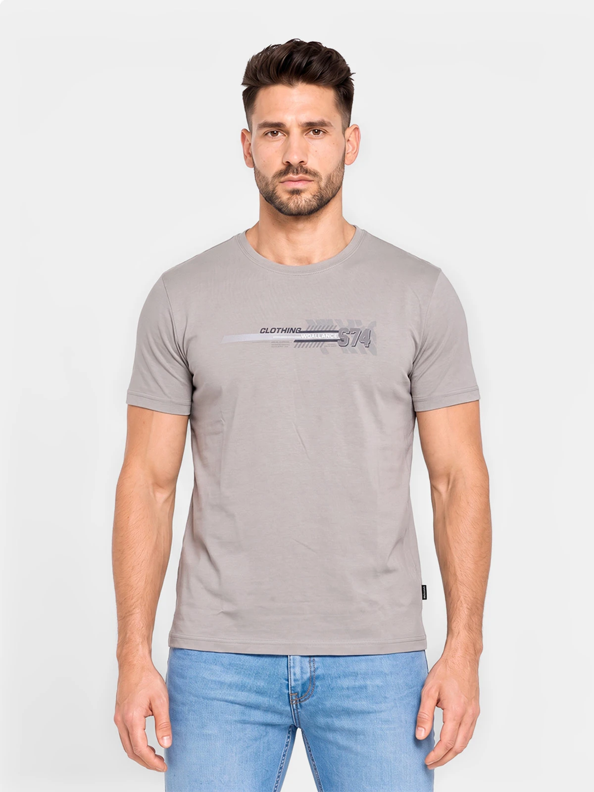 POLO MANGA CORTA ALGODÓN HOMBRE WOALLANCE CLÁSICO - 1