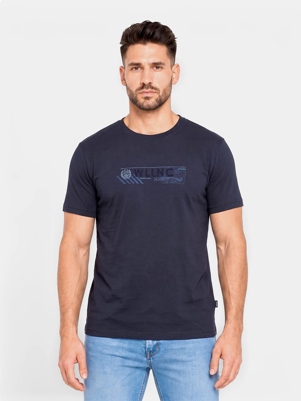 POLO MANGA CORTA ALGODÓN HOMBRE WOALLANCE CLÁSICO - 1