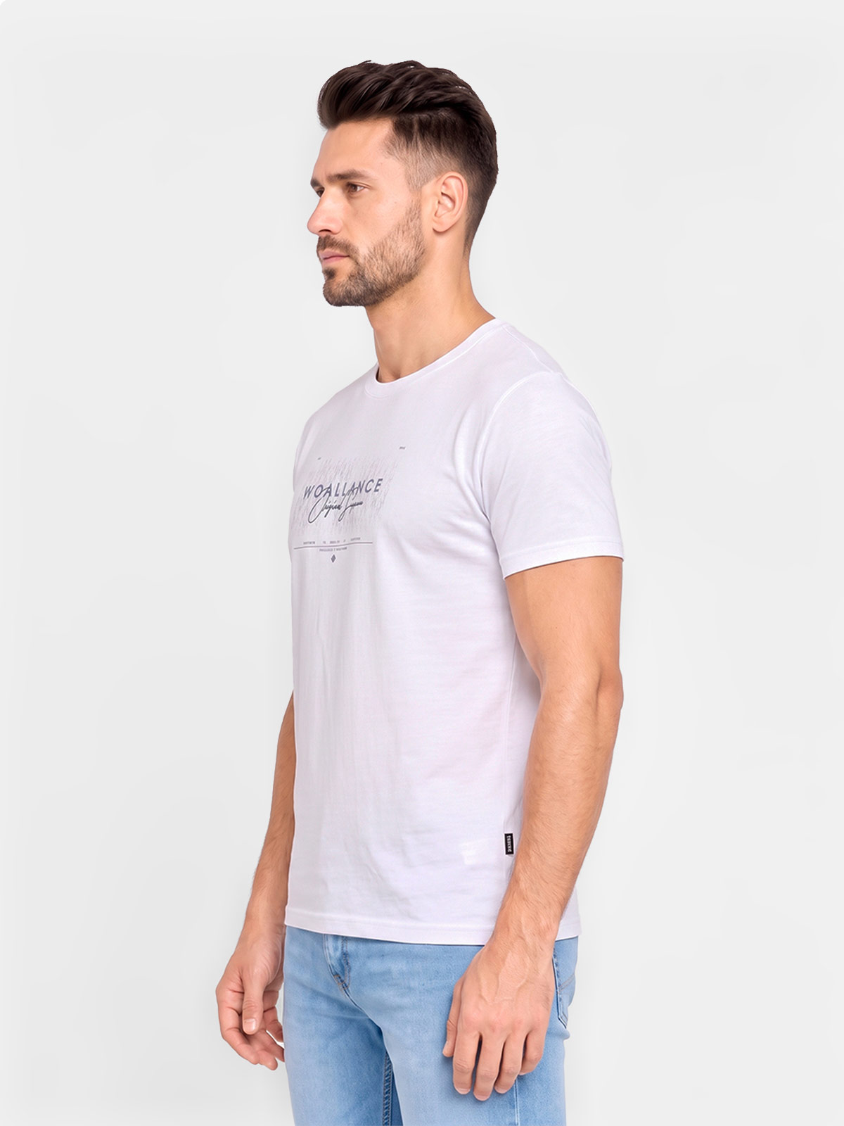 POLO MANGA CORTA ALGODÓN HOMBRE WOALLANCE CLÁSICO - 3