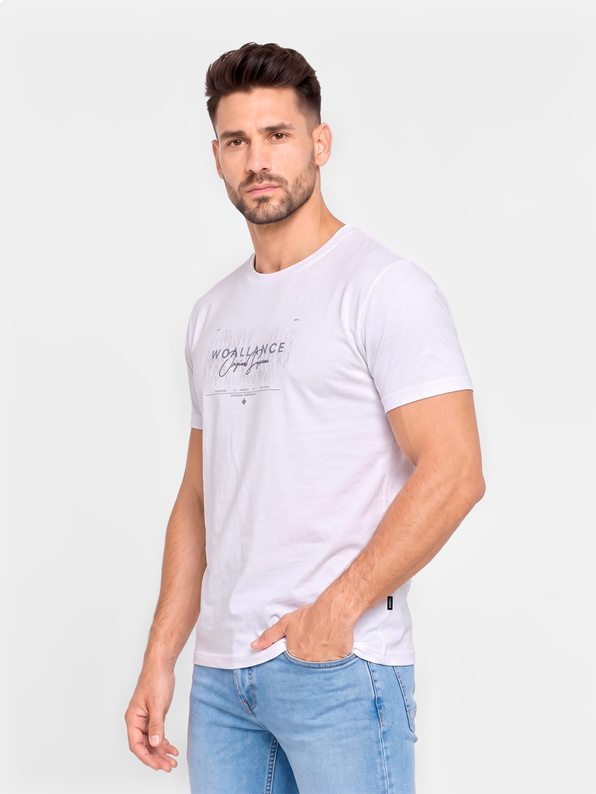 POLO MANGA CORTA ALGODÓN HOMBRE WOALLANCE CLÁSICO - 4