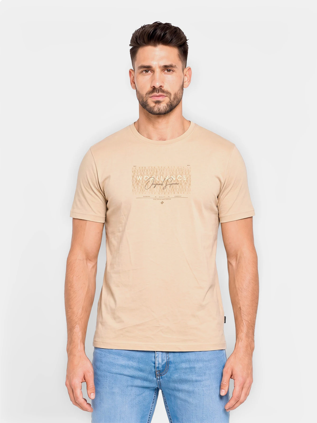 POLO MANGA CORTA ALGODÓN HOMBRE WOALLANCE CLÁSICO - 1