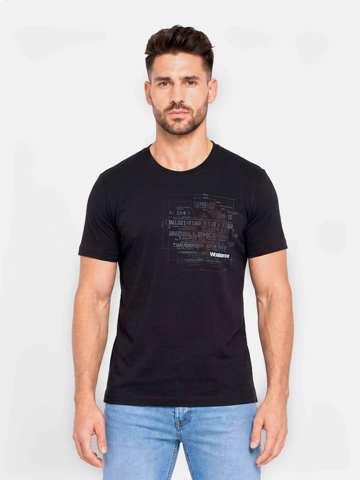 POLO MANGA CORTA ALGODÓN HOMBRE WOALLANCE CLÁSICO - 1