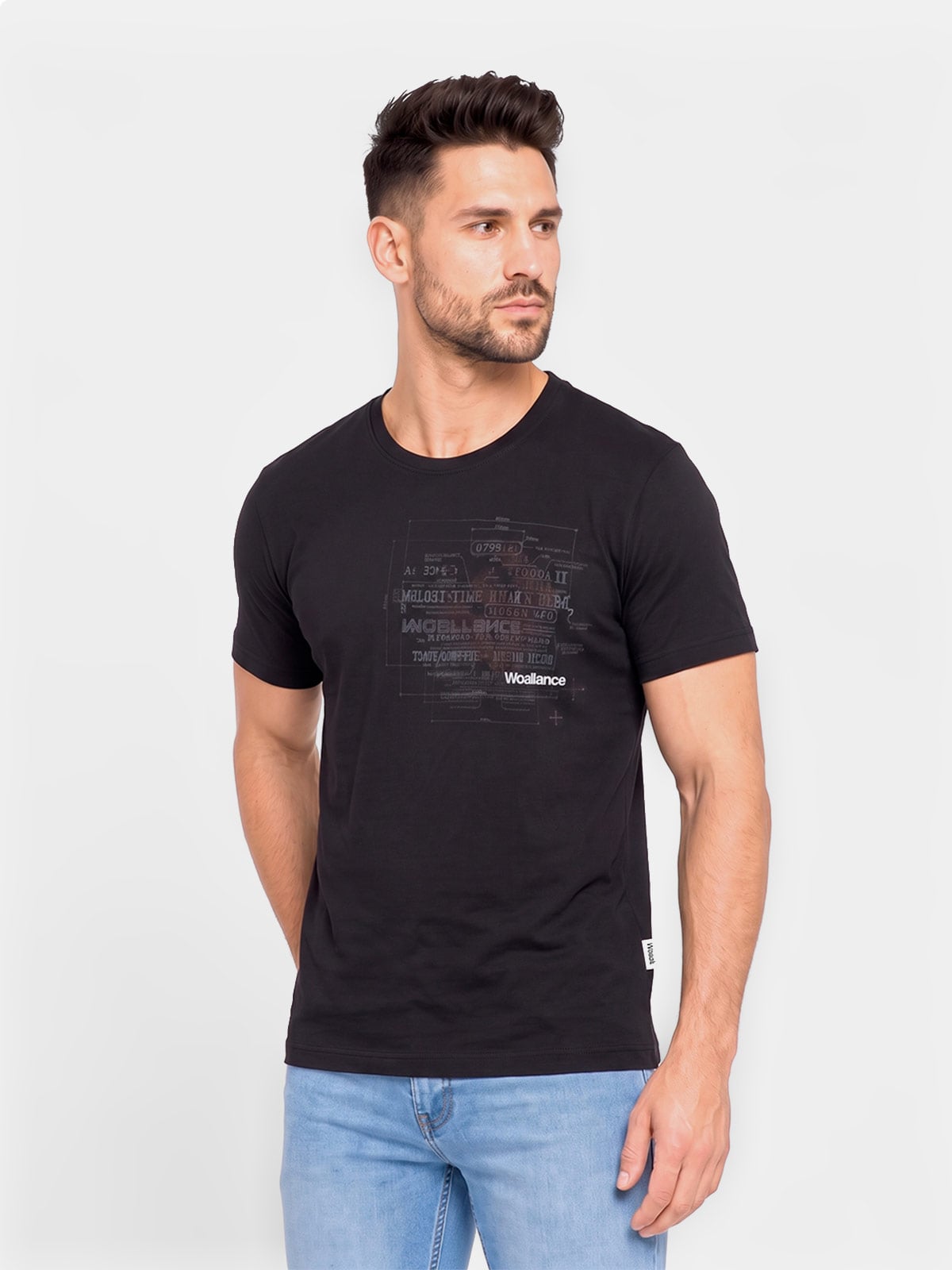 POLO MANGA CORTA ALGODÓN HOMBRE WOALLANCE CLÁSICO - 4