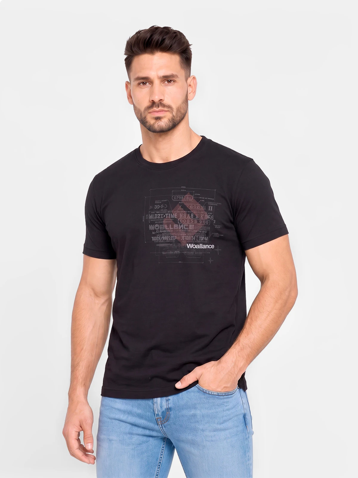 POLO MANGA CORTA ALGODÓN HOMBRE WOALLANCE CLÁSICO - 4