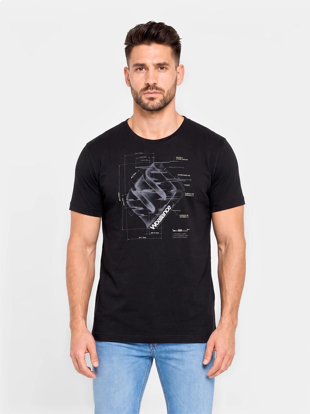 POLO MANGA CORTA ALGODÓN HOMBRE WOALLANCE CLÁSICO - 1