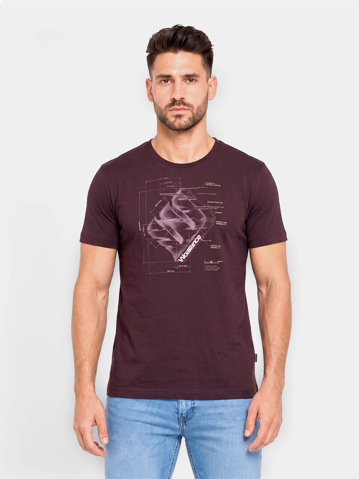 POLO MANGA CORTA ALGODÓN HOMBRE WOALLANCE CLÁSICO - 1