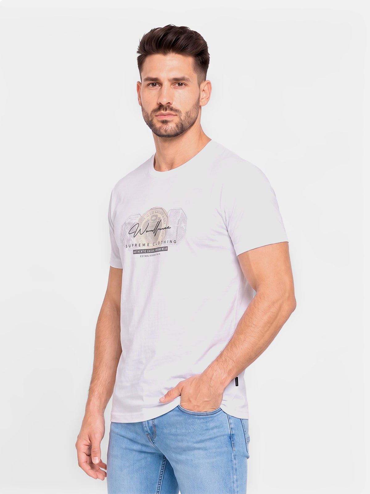 POLO MANGA CORTA ALGODÓN HOMBRE WOALLANCE CLÁSICO - 4