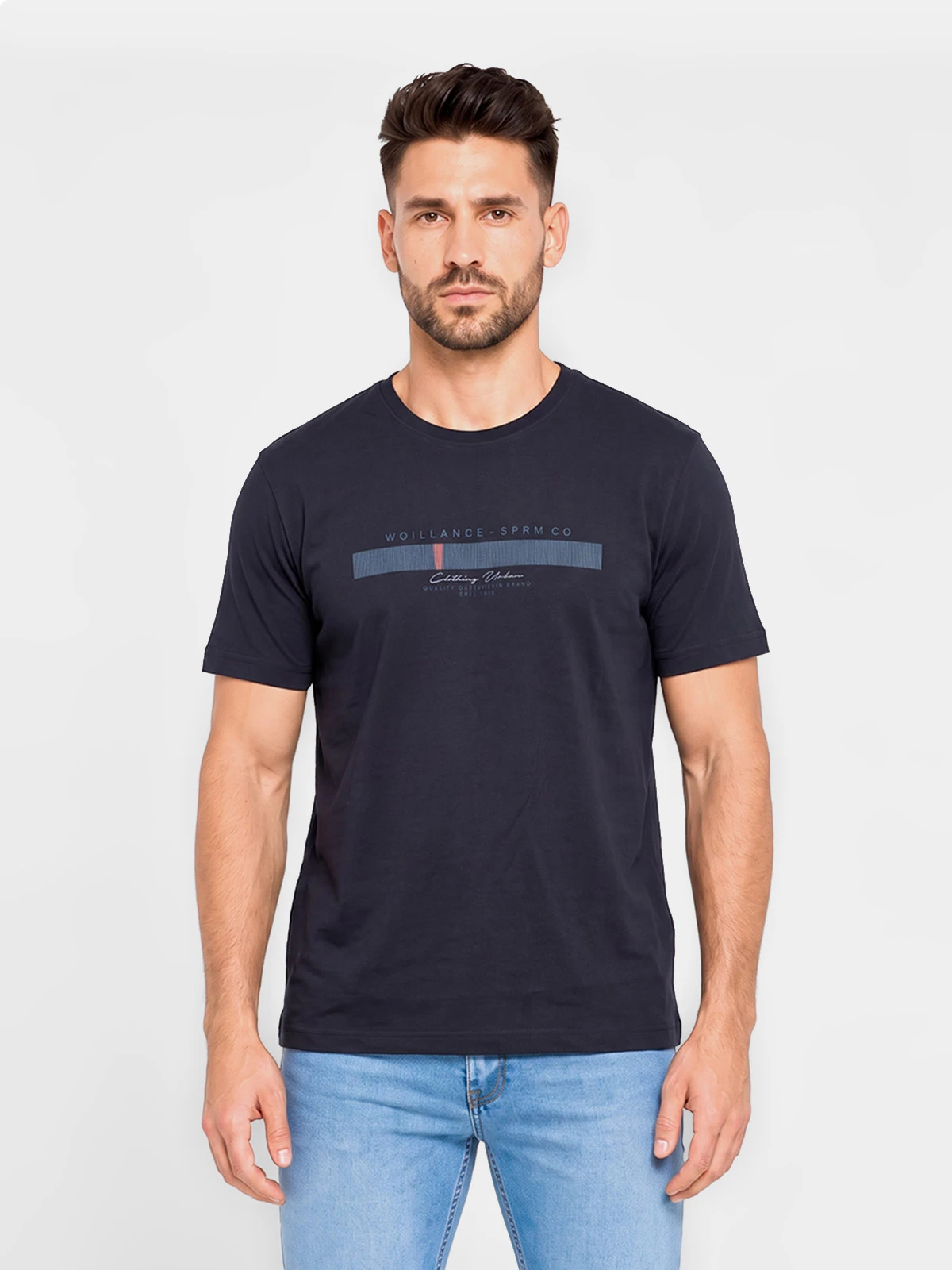POLO MANGA CORTA ALGODÓN HOMBRE WOALLANCE CLÁSICO - 1