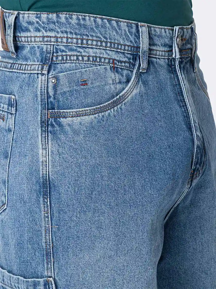 JEANS DENIM BAGGY CARGO HOMBRE PIONIER - 4