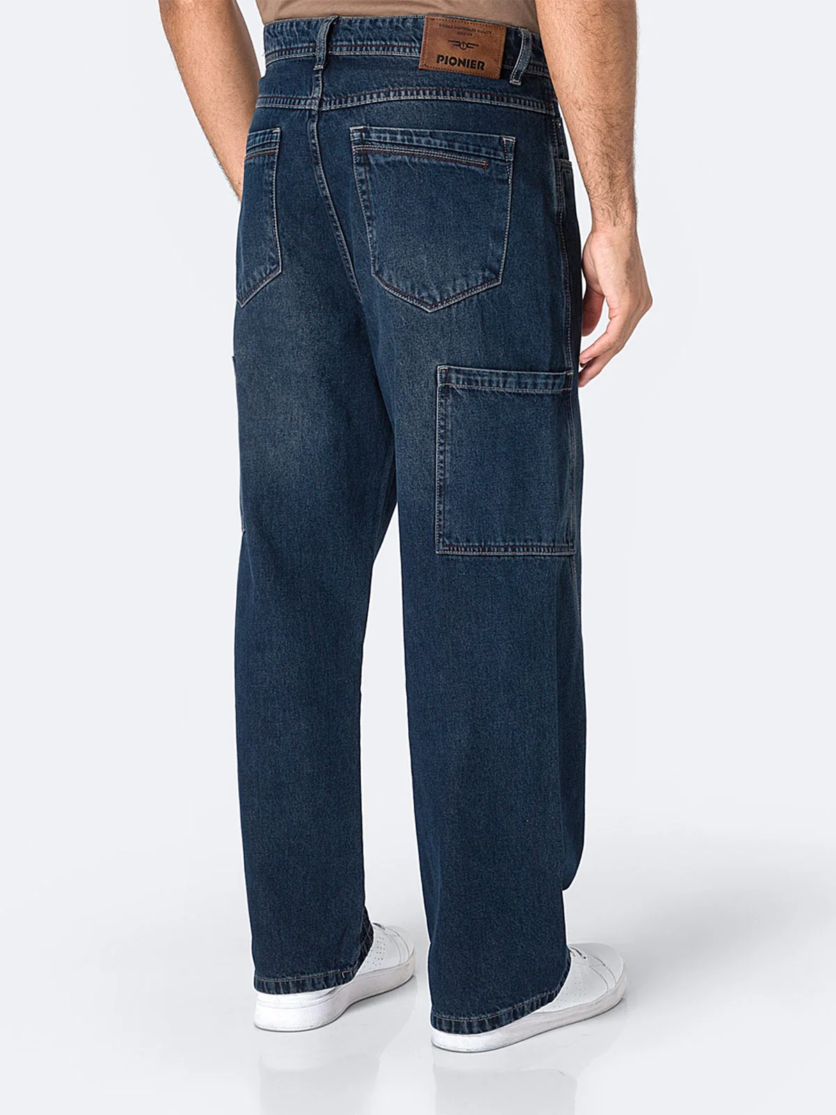 JEANS DENIM BAGGY CARGO HOMBRE PIONIER - 3