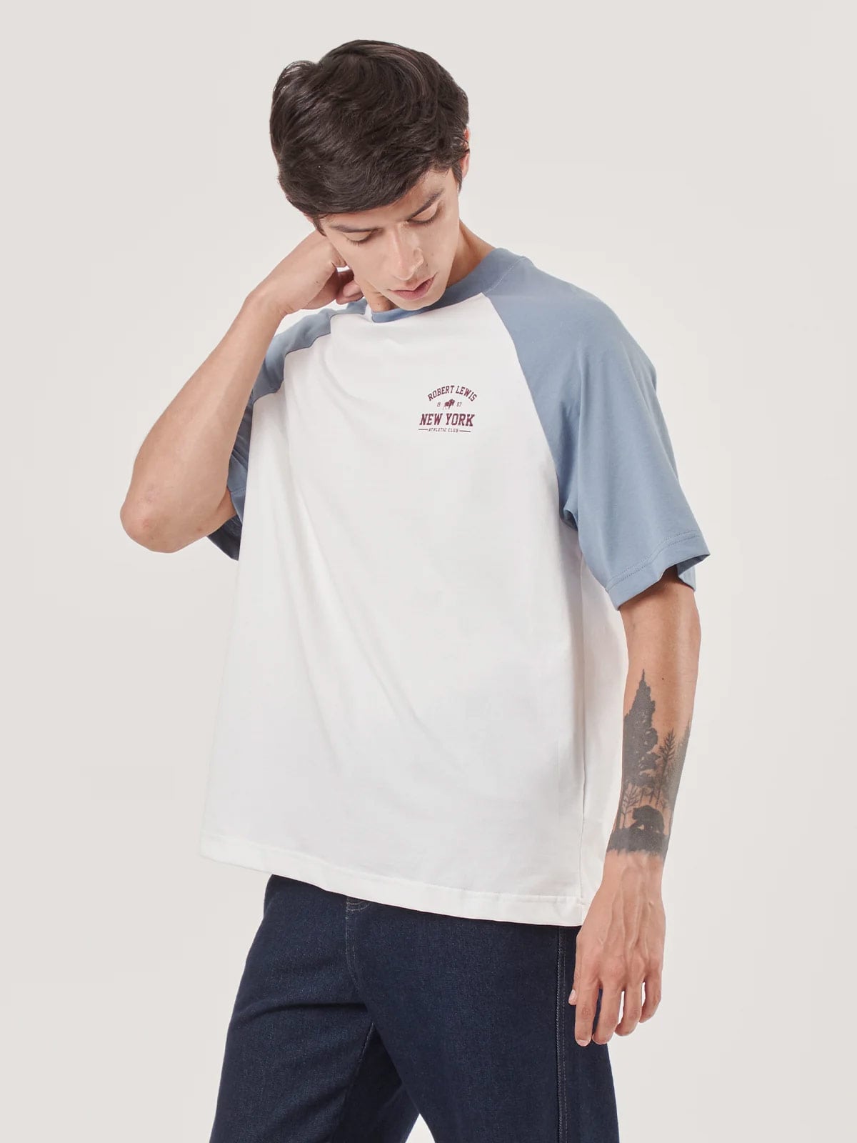 POLOS MANGA CORTA ALGODÓN HOMBRE ROBERT LEWIS PERLA - 1