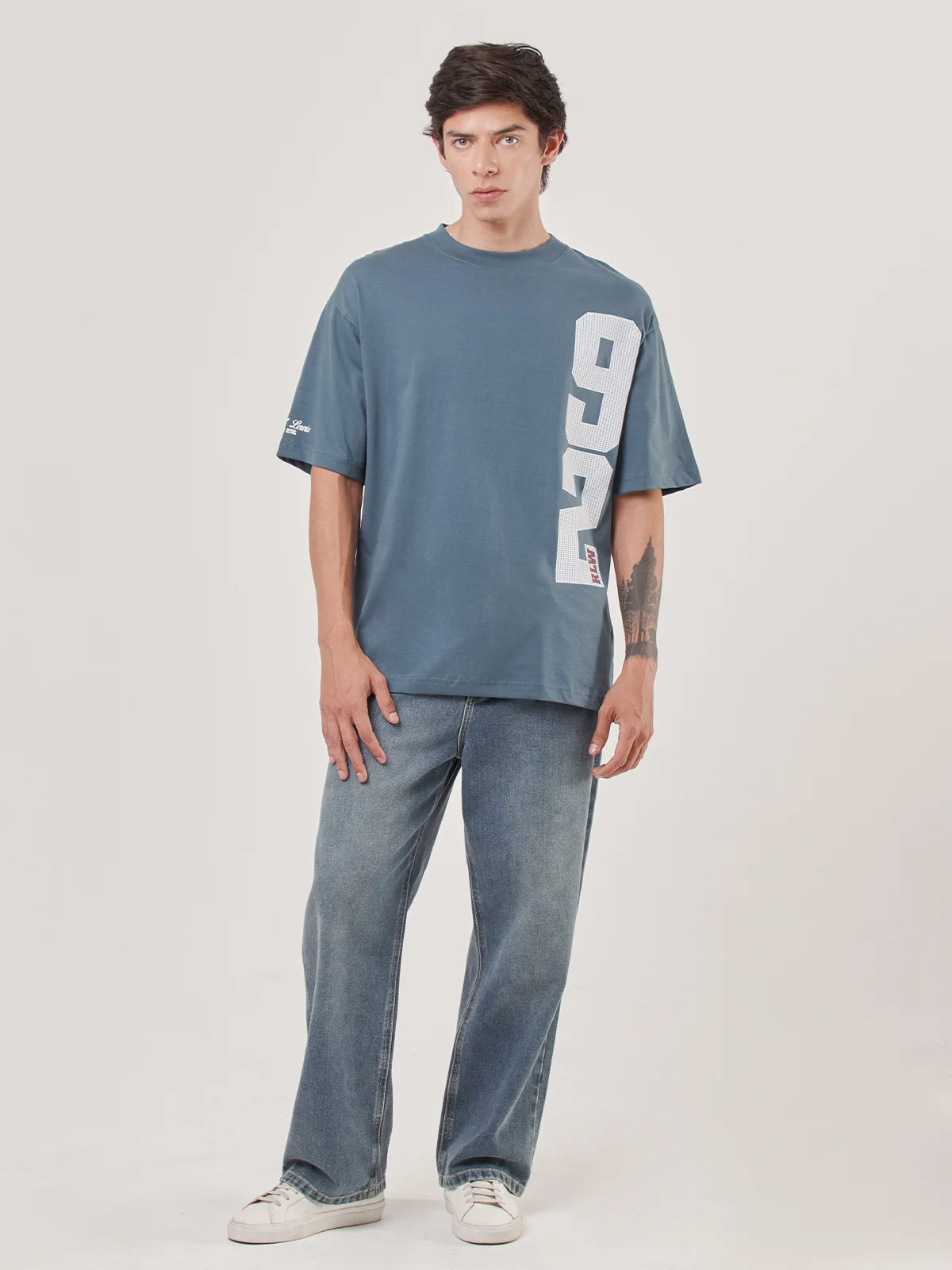 POLOS MANGA CORTA ALGODÓN HOMBRE ROBERT LEWIS INDIGO - 5