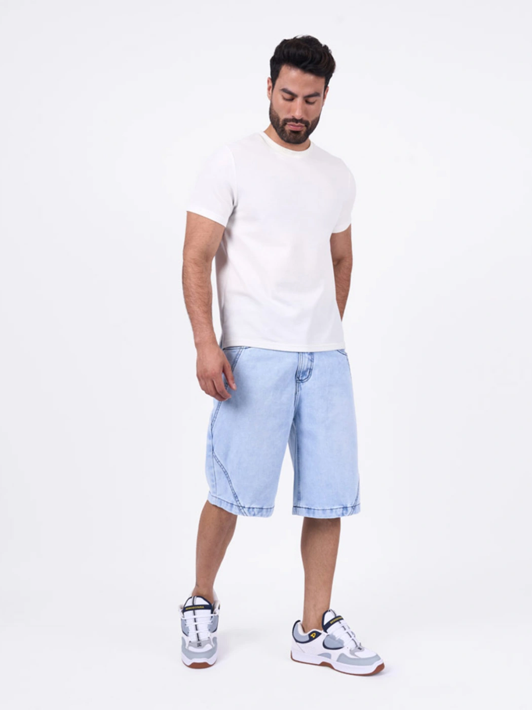 BERMUDA ALGODÓN BAGGY HOMBRE BRONCO EZEON - 1