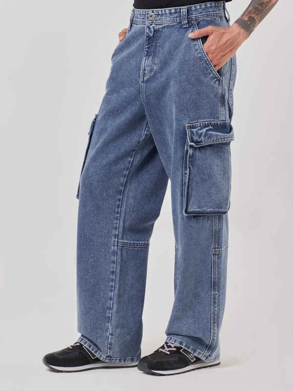 JEANS ALGODÓN CARGO HOMBRE BARBADOS - 3