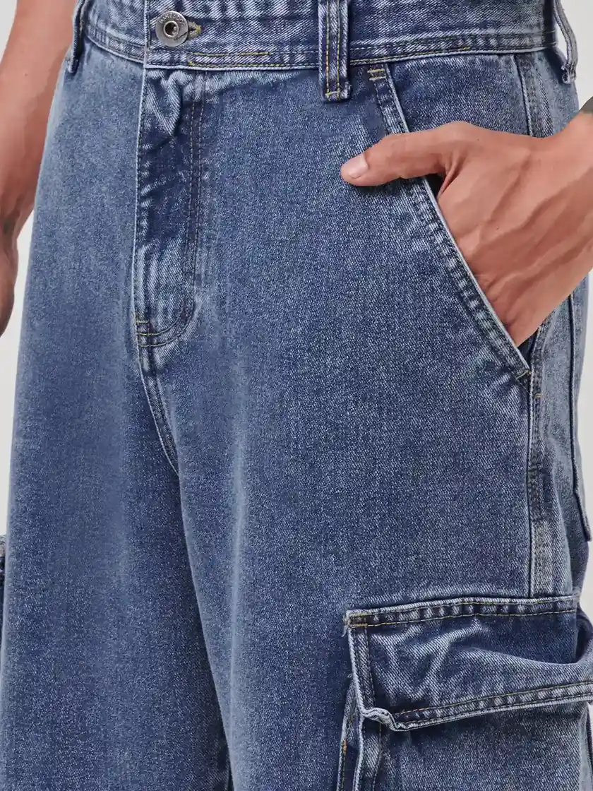 JEANS ALGODÓN CARGO HOMBRE BARBADOS - 4