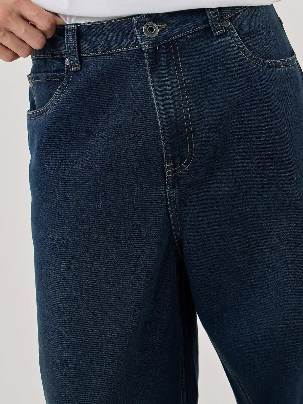 JEANS ALGODÓN BAGGY HOMBRE BARBADOS AZUL - 4