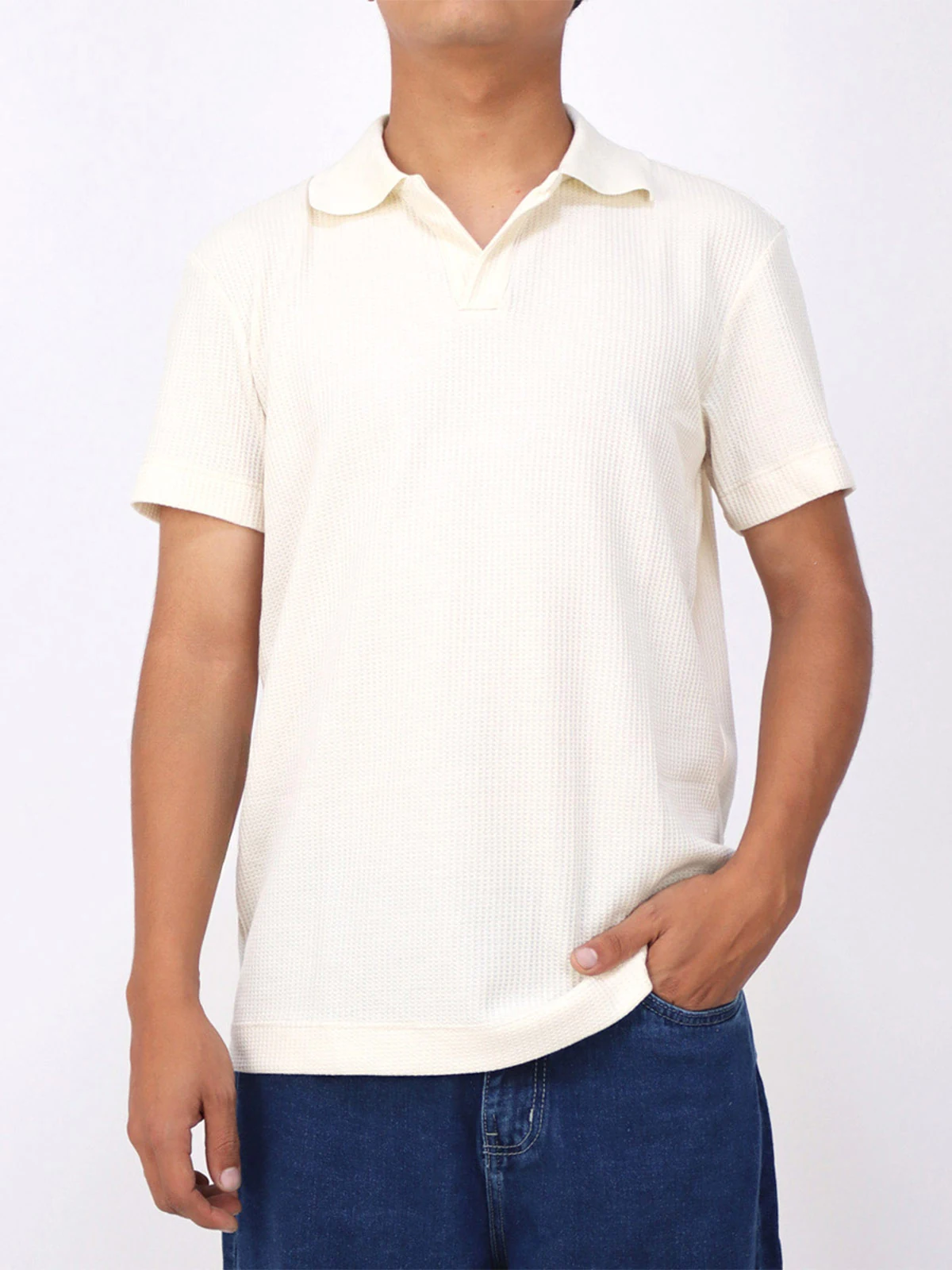 POLO MANGA CORTA HOMBRE KAYRA MAN CUELLO CAMISERO - 1