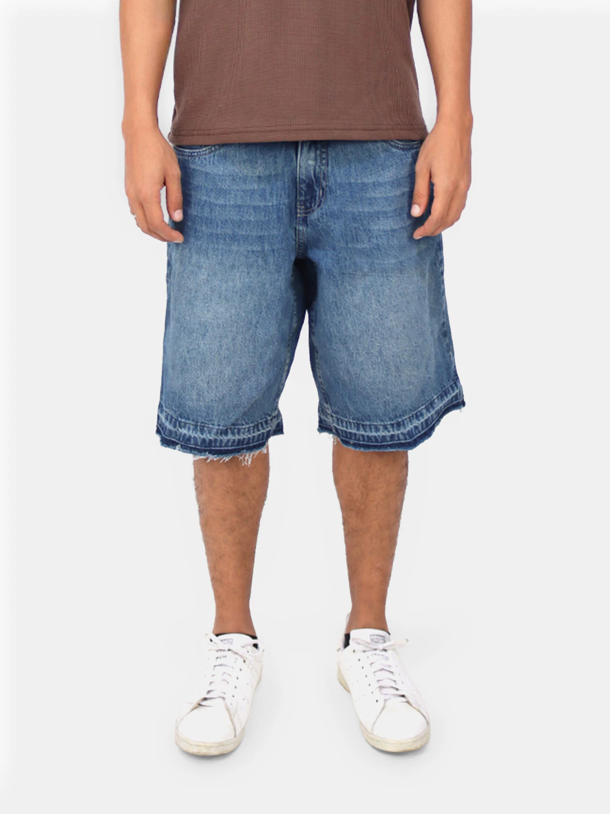 SHORT ALGODÓN BAGGY HOMBRE KAYRA MAN CELESTE DYLAN - 1