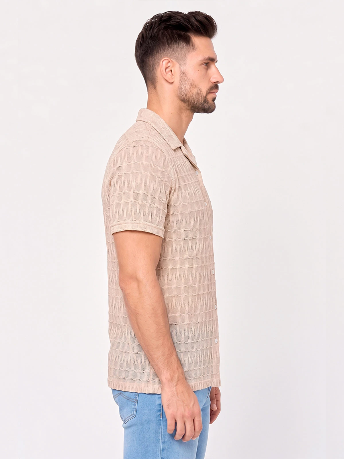 CAMISA MANGA CORTA HOMBRE WOALLANCE MARLOM - 3