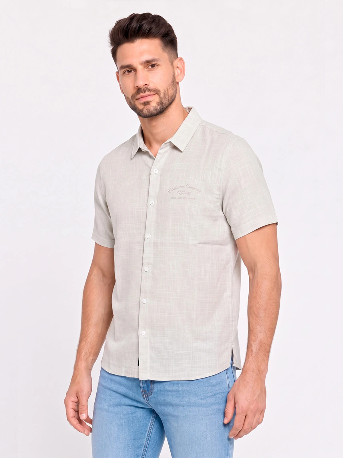 CAMISA MANGA CORTA HOMBRE WOALLANCE NAPOLI - 3