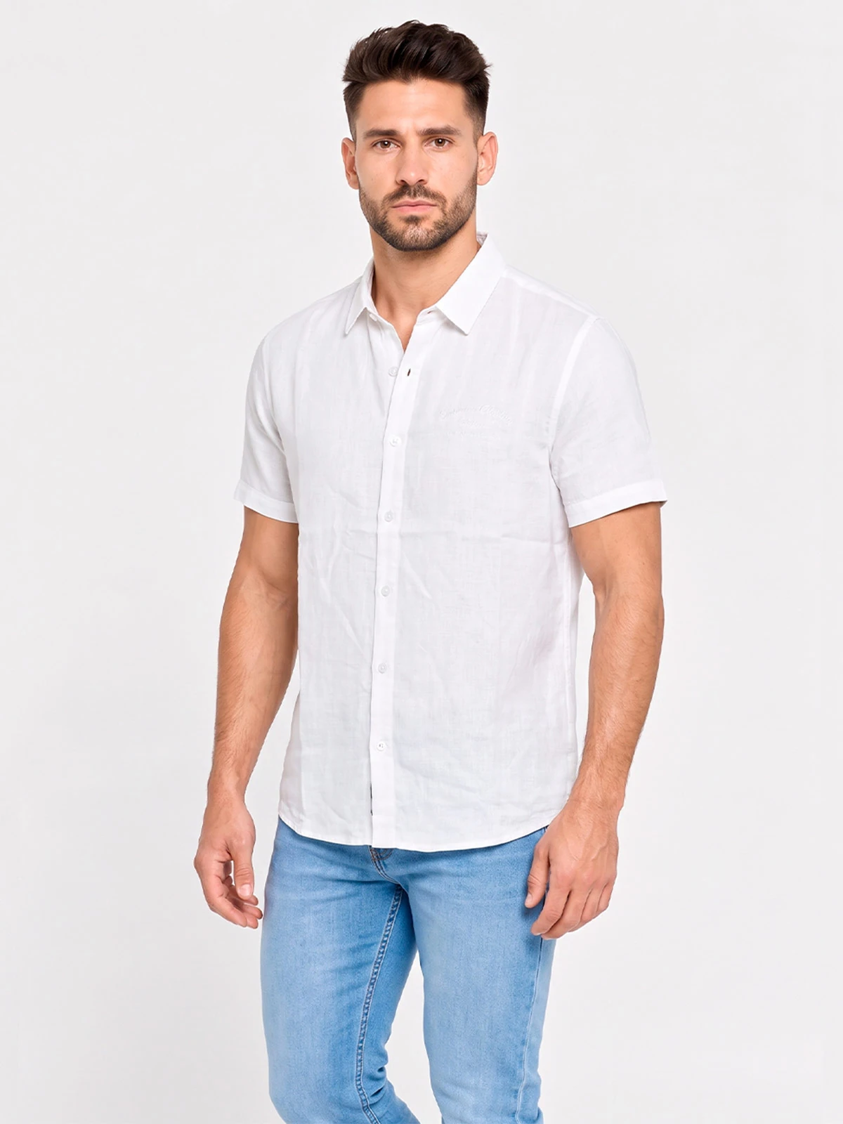CAMISA MANGA CORTA HOMBRE WOALLANCE NAPOLI - 1