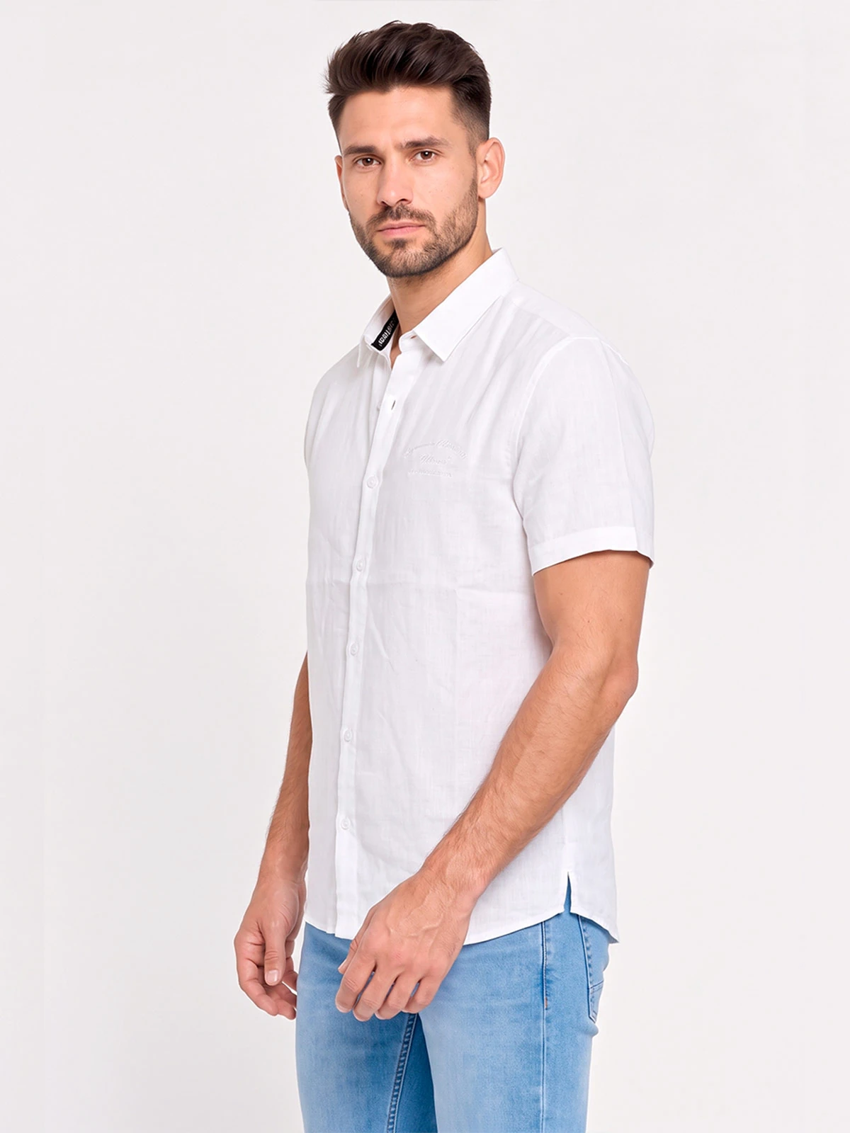 CAMISA MANGA CORTA HOMBRE WOALLANCE NAPOLI - 4