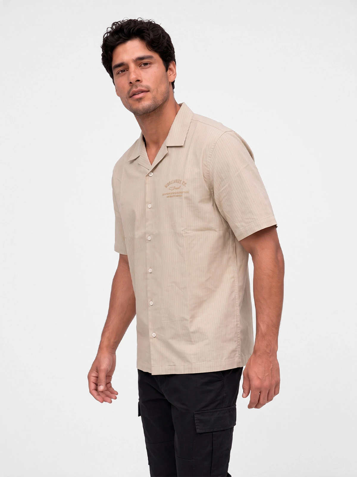 CAMISA MANGA CORTA HOMBRE WOALLANCE SKAN - 4