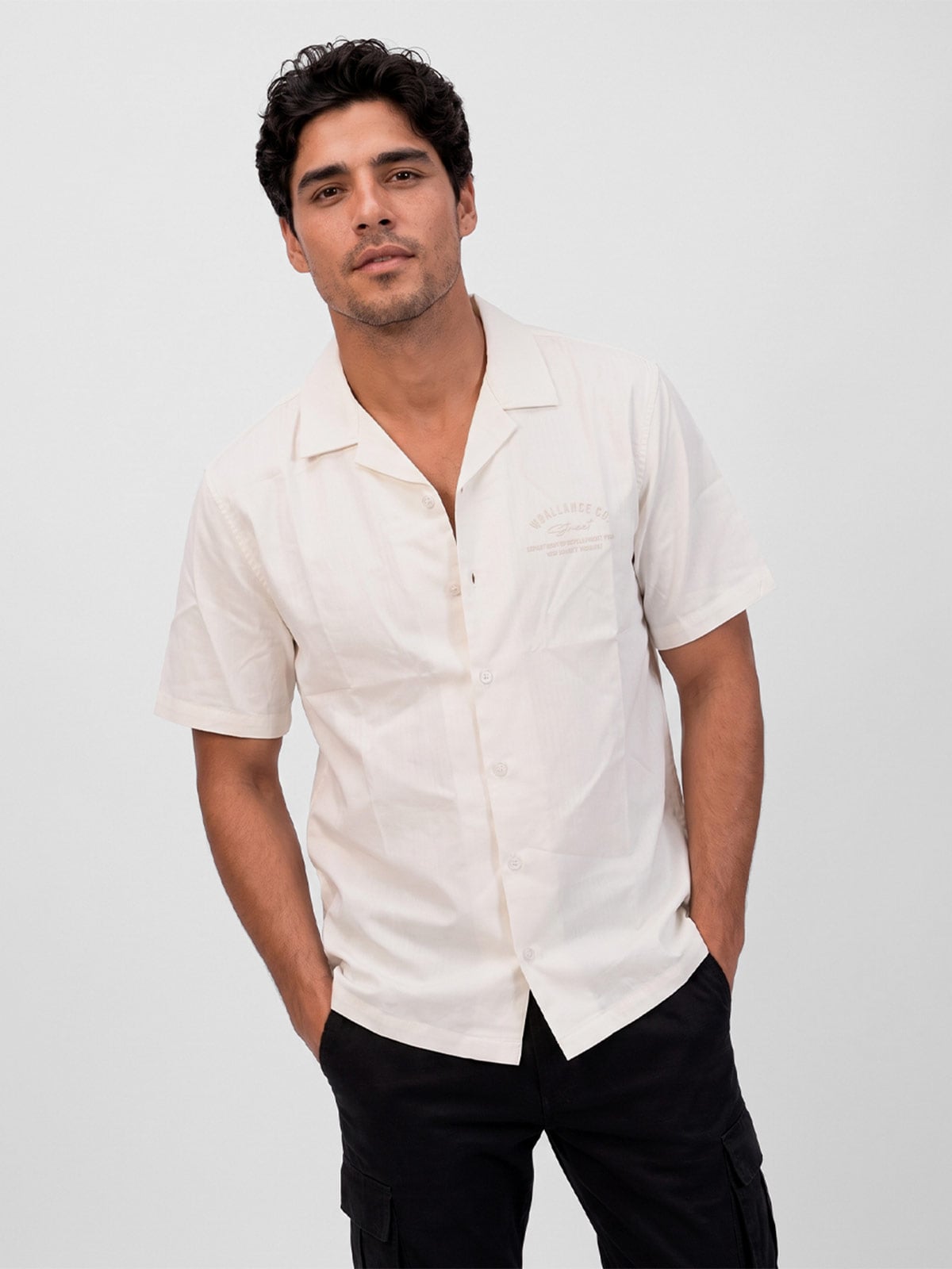 CAMISA MANGA CORTA HOMBRE WOALLANCE SKAN - 1