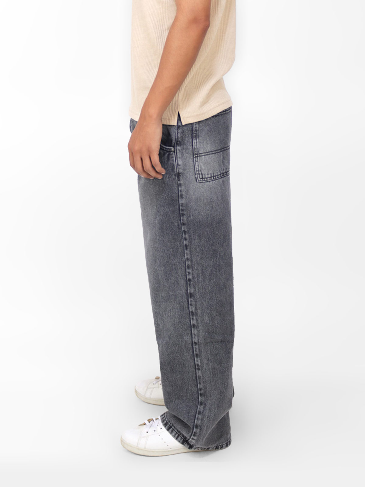JEANS ALGODÓN WIDE LEG HOMBRE KAYRA MAN - 3