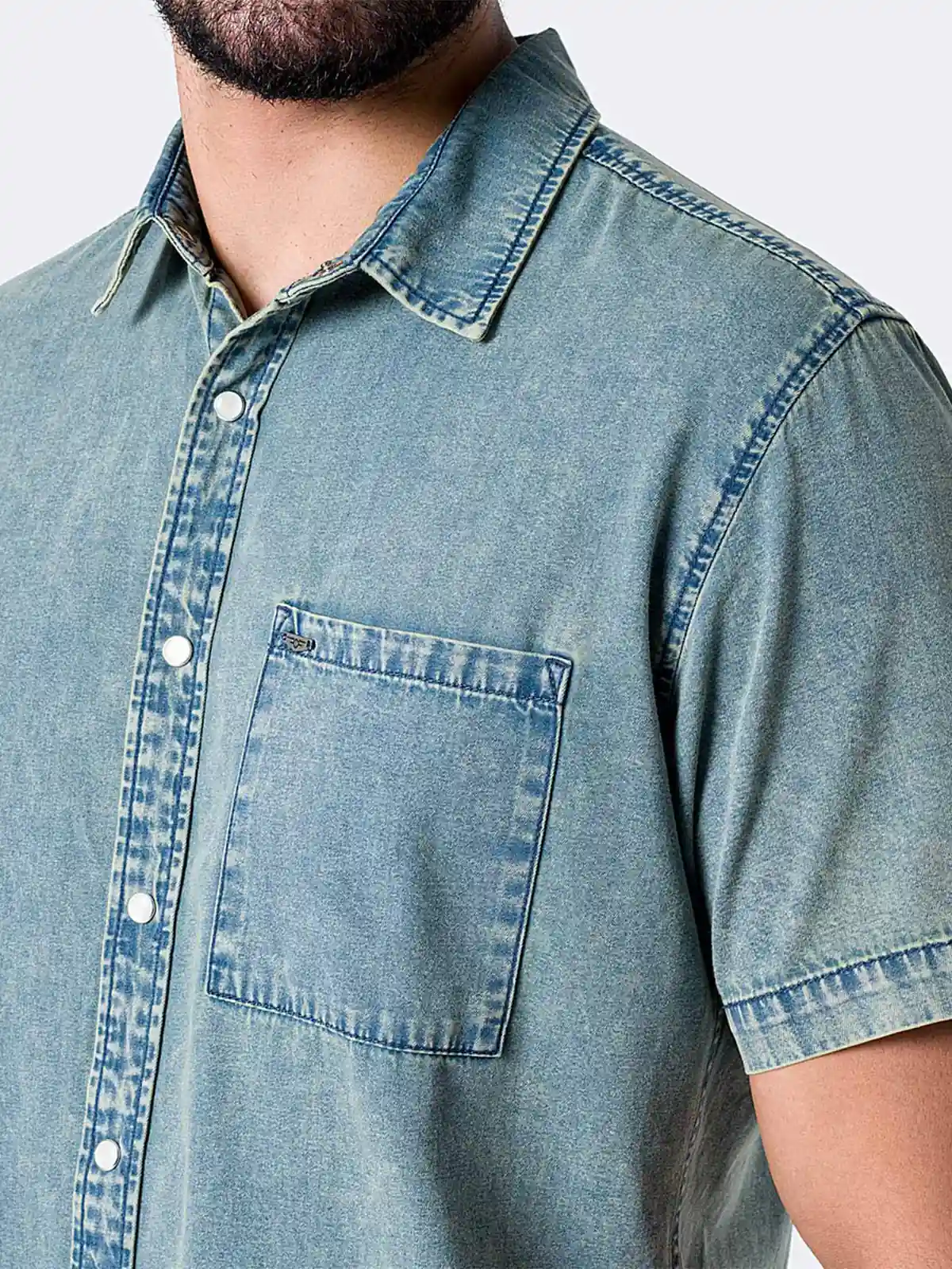 CAMISA MANGA CORTA REGULAR FIT HOMBRE PIONIER ZANTOS - 3