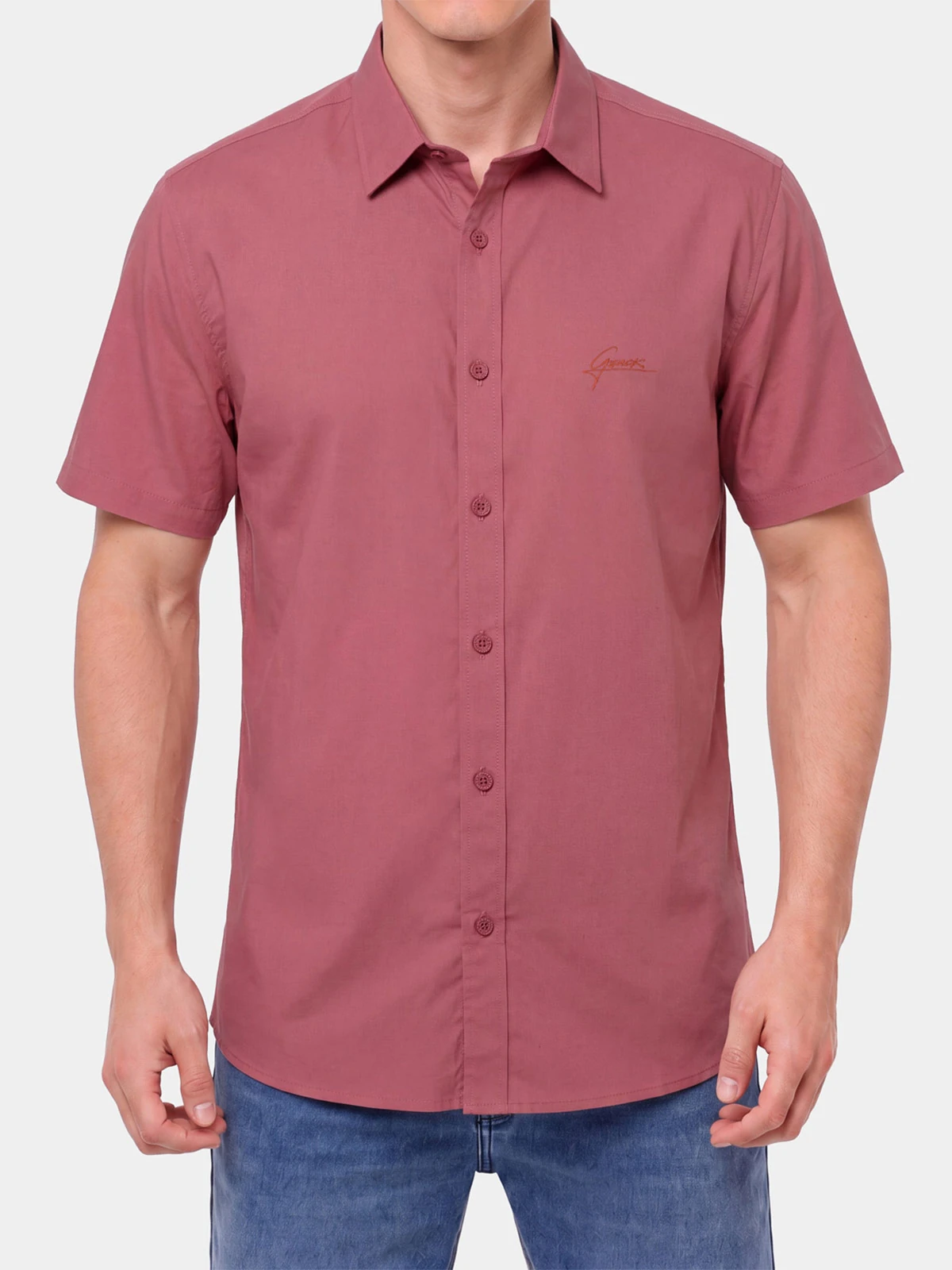 CAMISA MANGA CORTA SLIM FIT HOMBRE GZUCK - 1