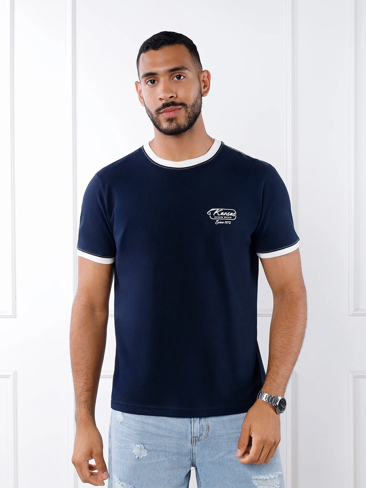 POLO MANGA CORTA ALGODÓN HOMBRE KANSAS BRATT - 1