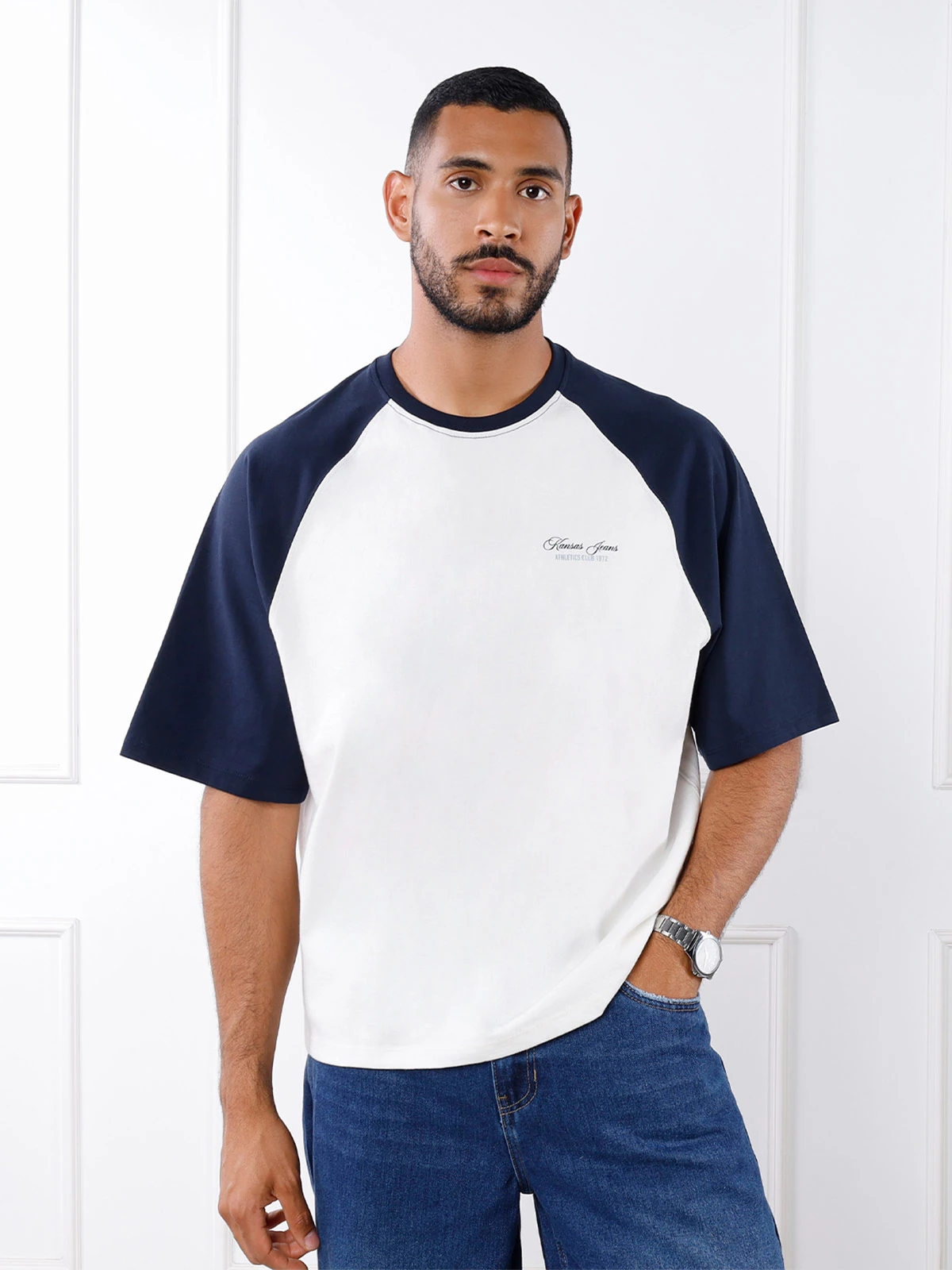 POLO MANGA CORTA ALGODÓN HOMBRE KANSAS AZIM - 1