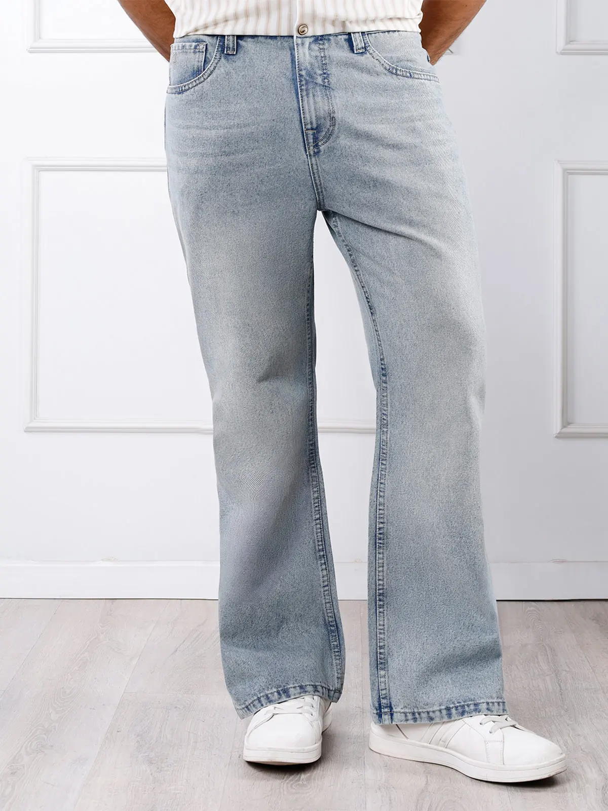 JEANS FLARE SLIM HOMBRE KANSAS BRANT - 1