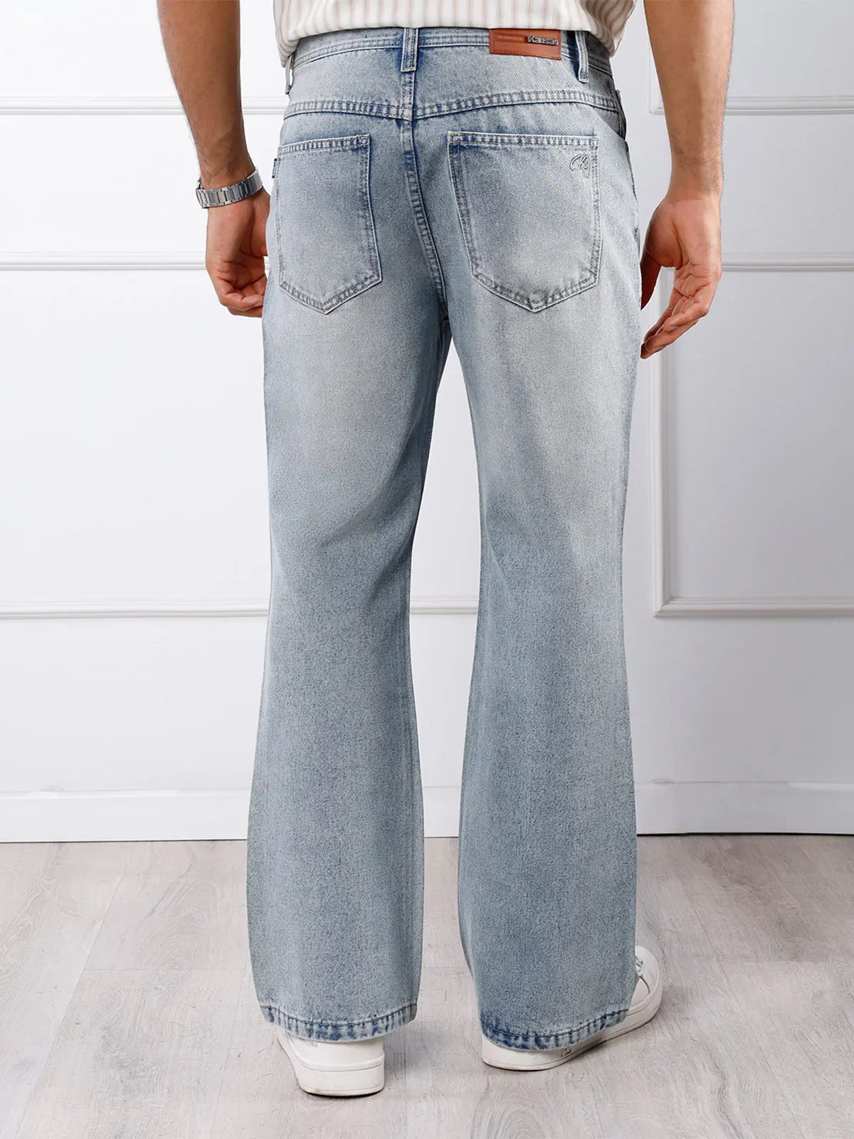 JEANS FLARE SLIM HOMBRE KANSAS BRANT - 2