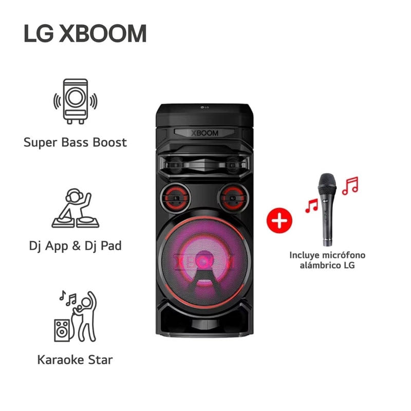 TORRE SONIDO LG XBOOM RNC7 MULTI-BLUETOOTH KARAOKE STAR - 1