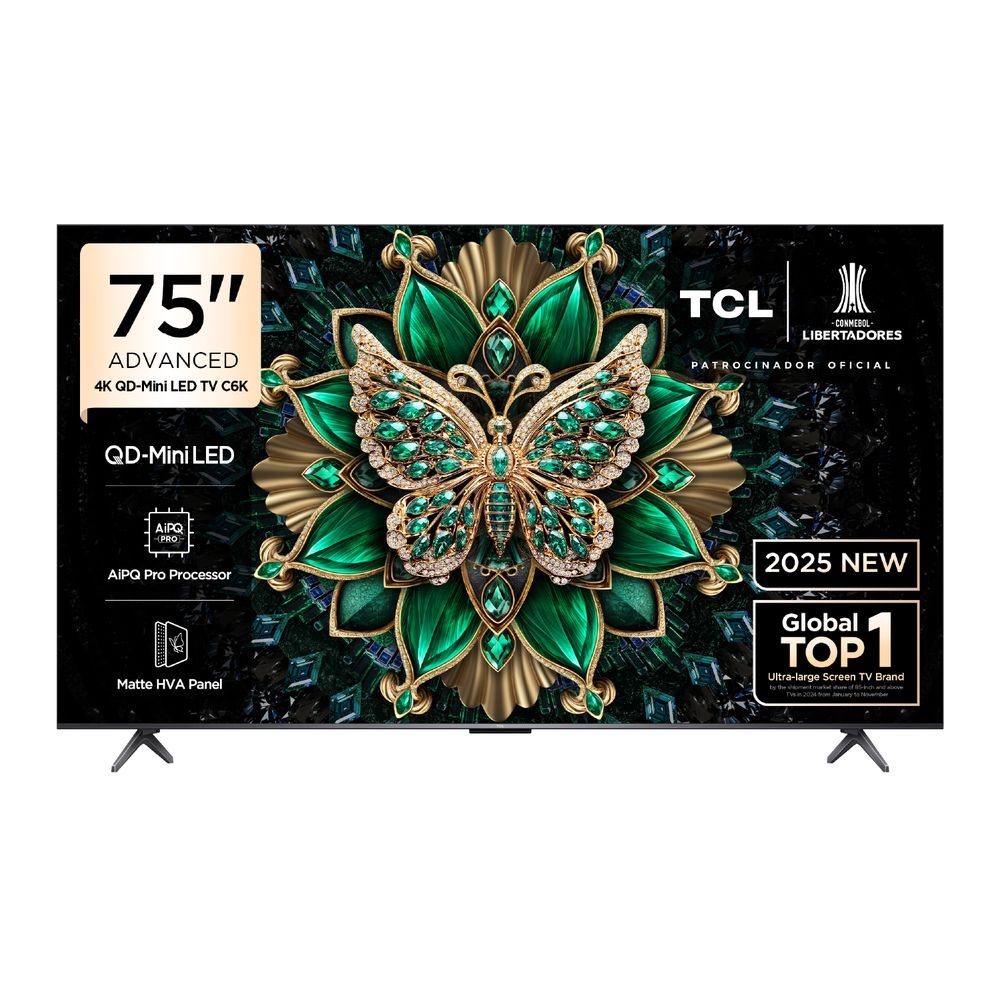 TELEVISOR SMART TV TCL 4K ULTRA HD 75" QLED C6K 75C6K - 1