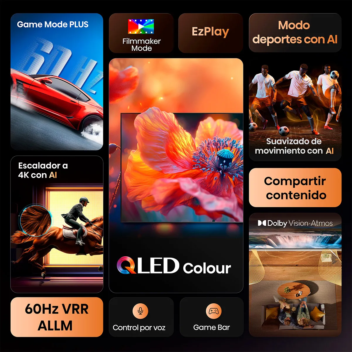 TELEVISOR SMART TV HISENSE 4K ULTRA HD 85” 85Q6QV - 2