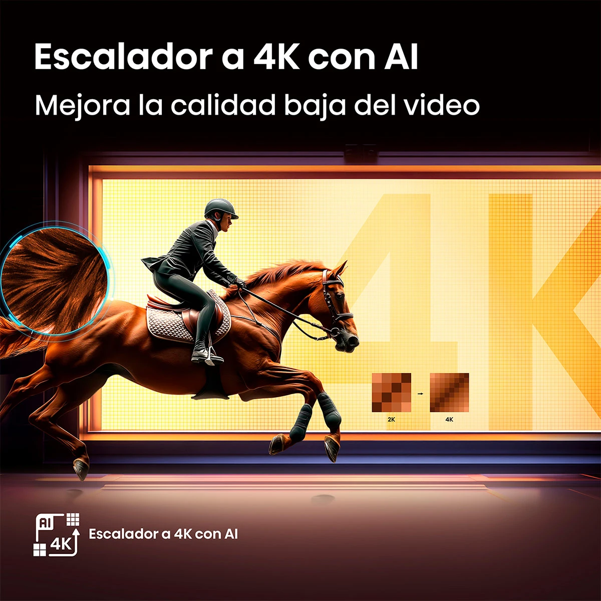 TELEVISOR SMART TV HISENSE 4K ULTRA HD 85” 85Q6QV - 4