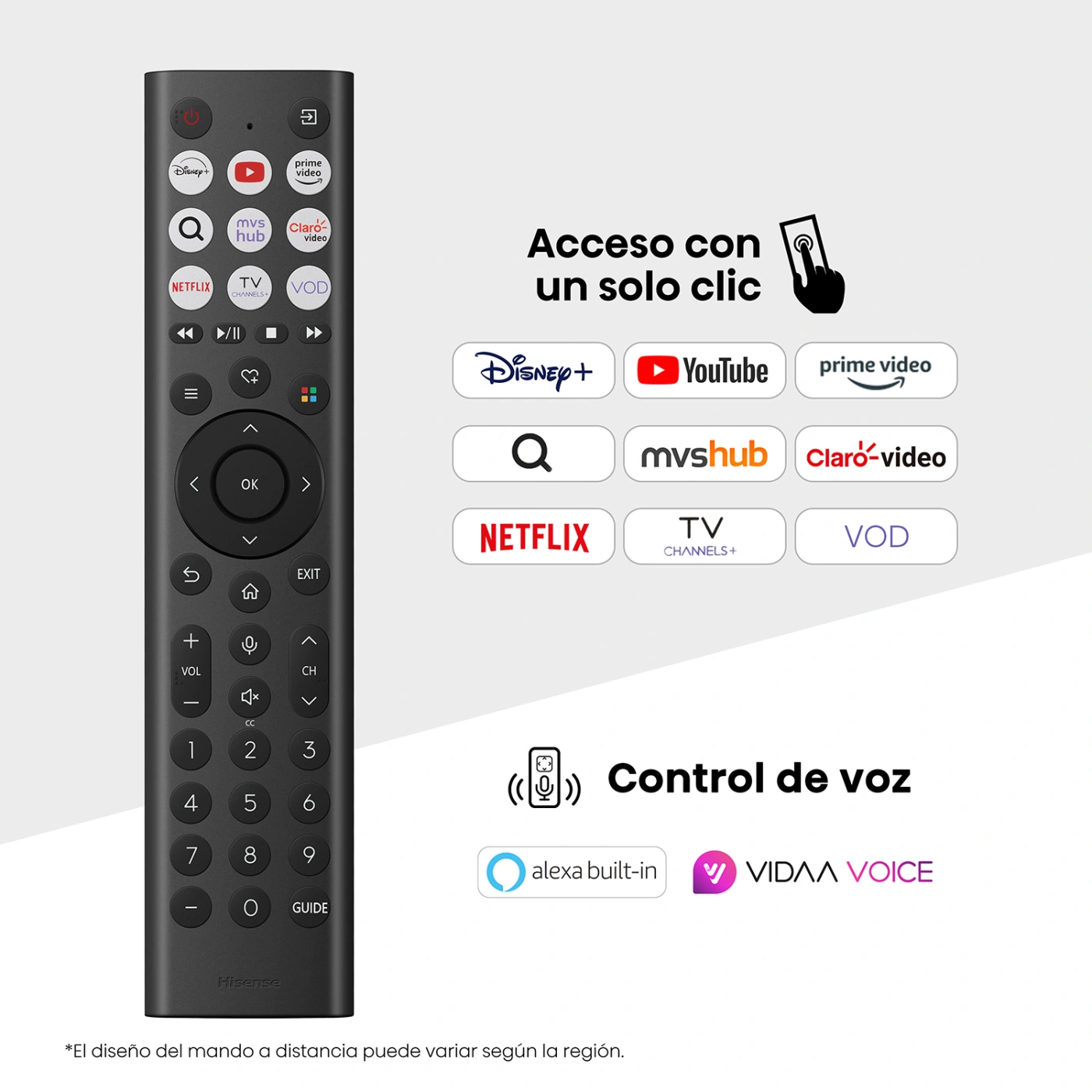 TELEVISOR SMART TV HISENSE 4K ULTRA HD 65” 65U6QV - 12
