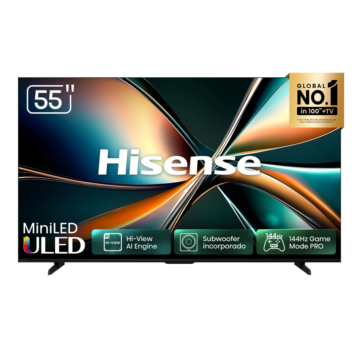 TELEVISOR SMART TV HISENSE 4K ULTRA HD 55” 55U7QG - 1