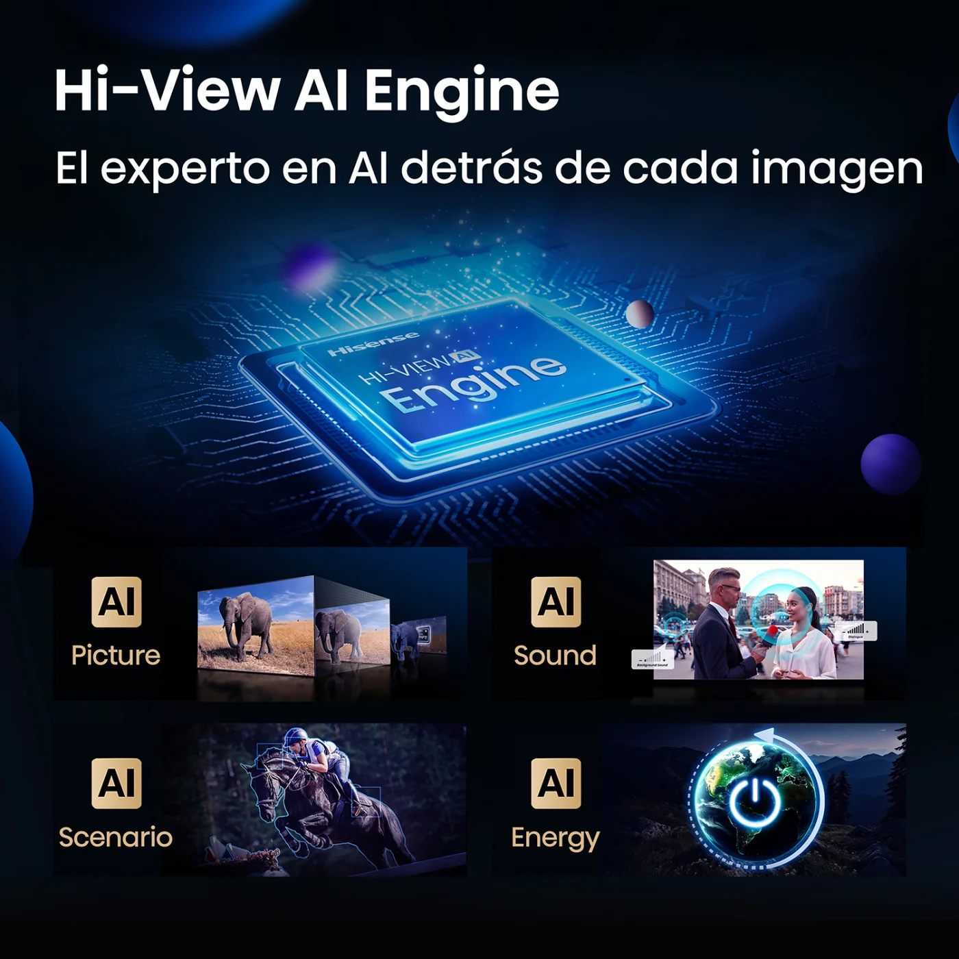 TELEVISOR SMART TV HISENSE 4K ULTRA HD 55” 55U7QG - 8