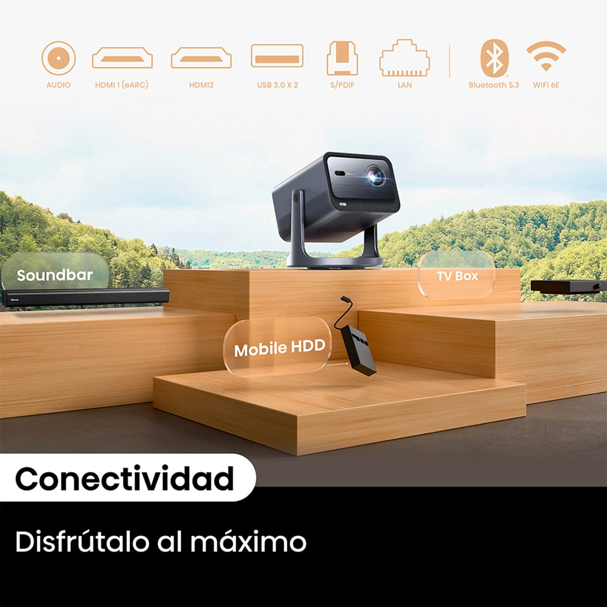 PROYECTOR HISENSE 4K UHD C2 2000 LÚMENES - 9